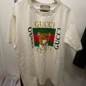 Gucci oversized teddy bear t-shirt